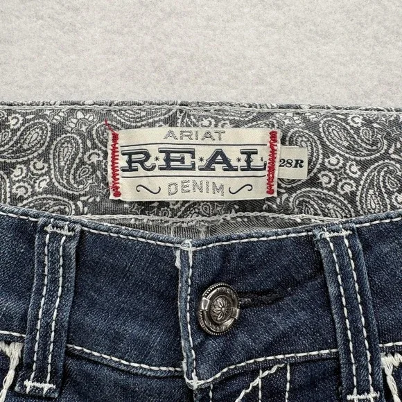 Women's ARIAT Blue Jeans - 28S - Picture 5 of 15